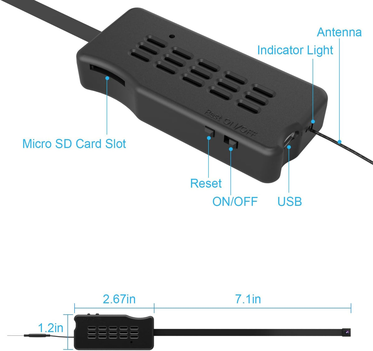HiSpyCam 1080P Mini WiFi DIY Camera Module - product image 2
