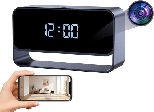HiSpyCam 1080P WiFi Security Clock Camera - product image 1